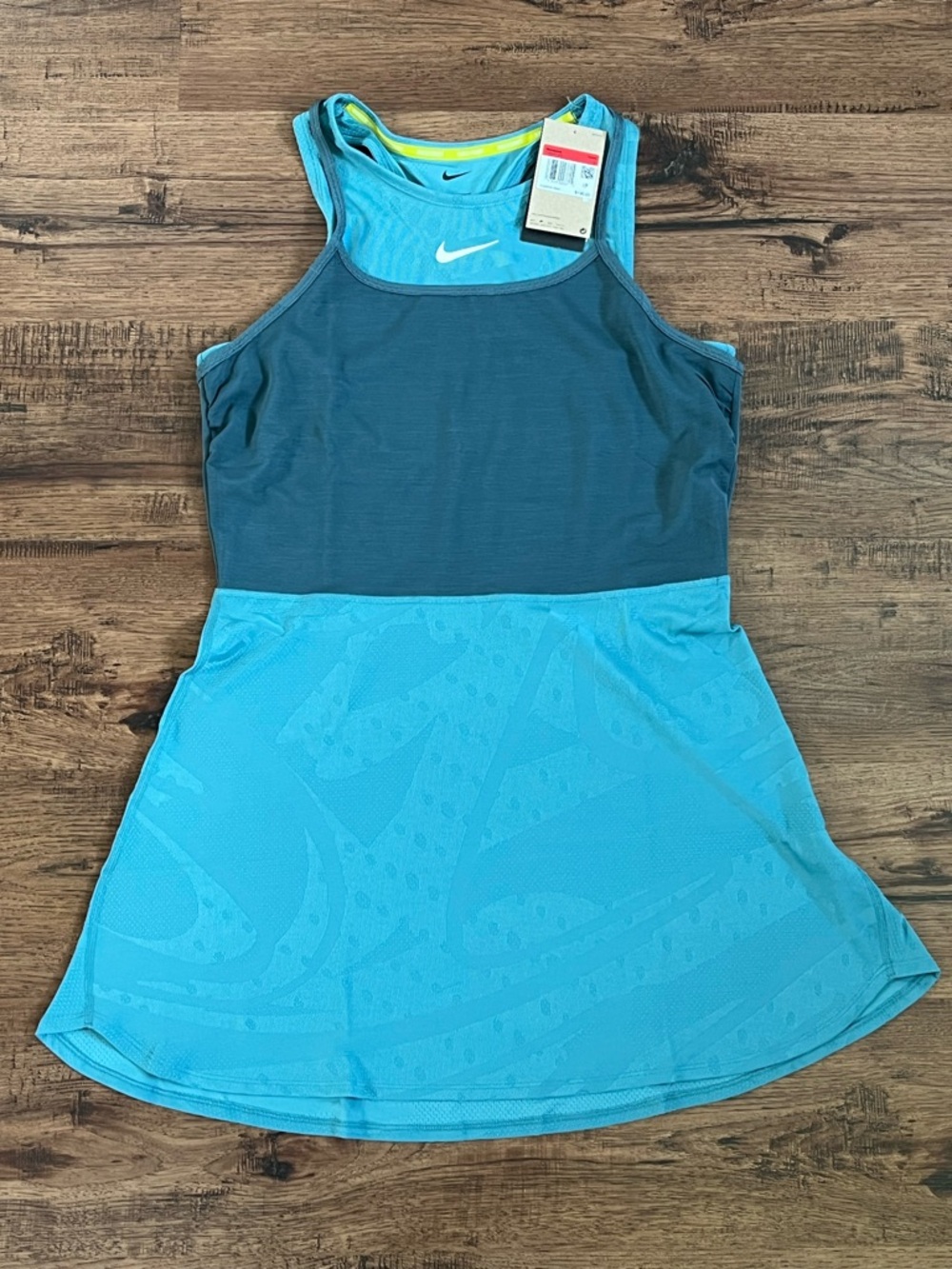 Nike Court Slam Dress ‘Aqua’ (size wmns L)